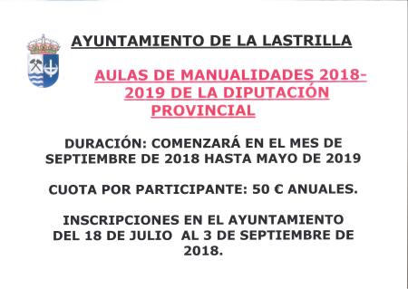 Imagen MANUALIDADES 2018-2019