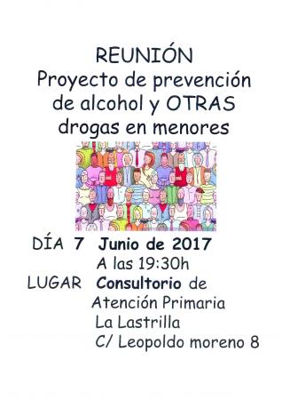 Imagen REUNIÓN PROYECTO DE PREVENCIÓN DE ALCOHOL Y OTRAS DROGAS EN MENORES